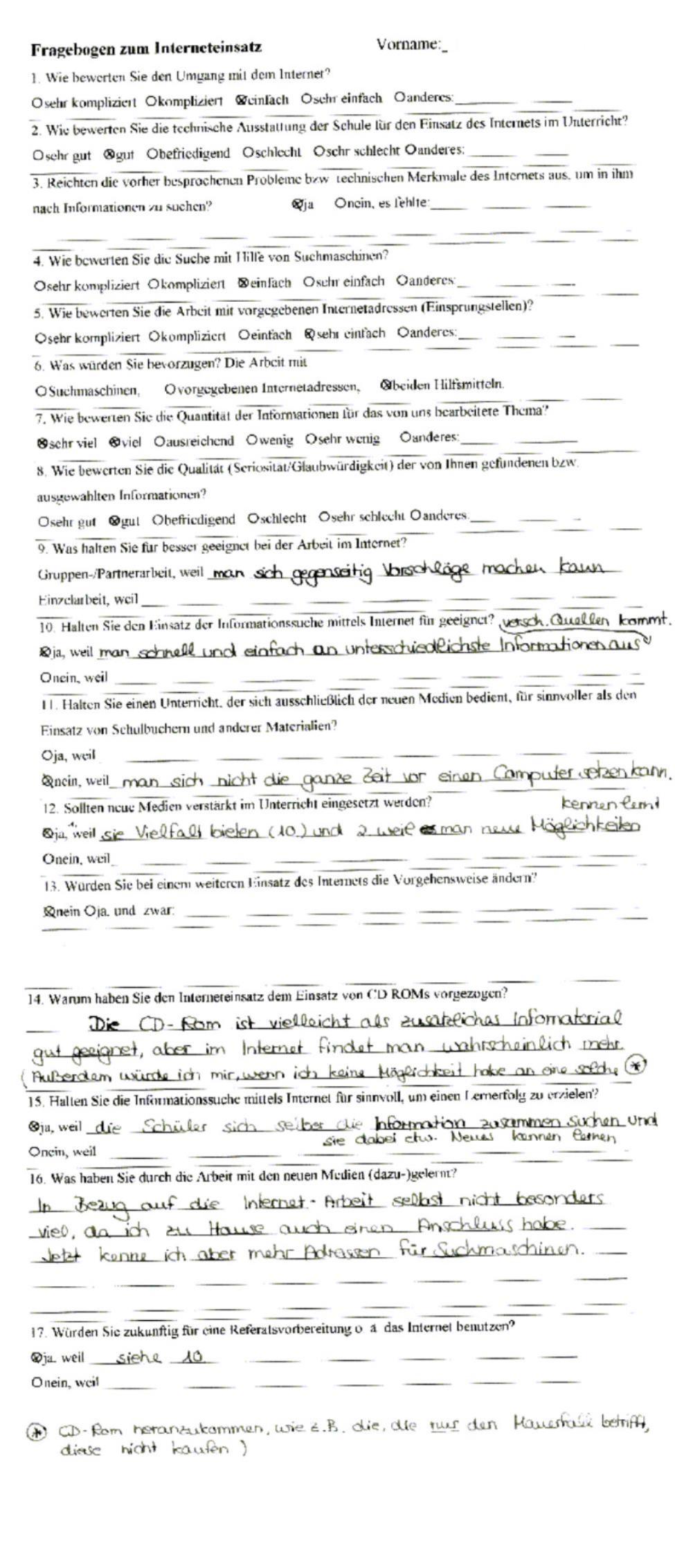 Fragebogen 2